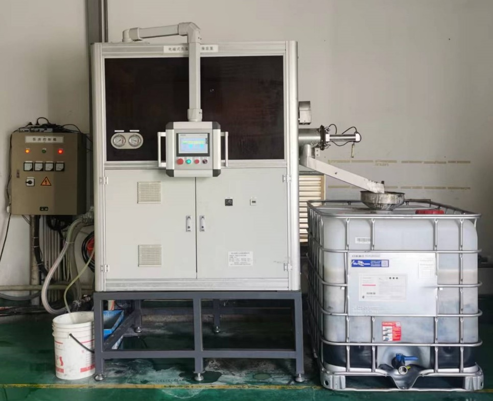 白沙某机械有限公司ZQ-JJ-0.5T蒸汽低温结晶蒸发设备乳化液案例
